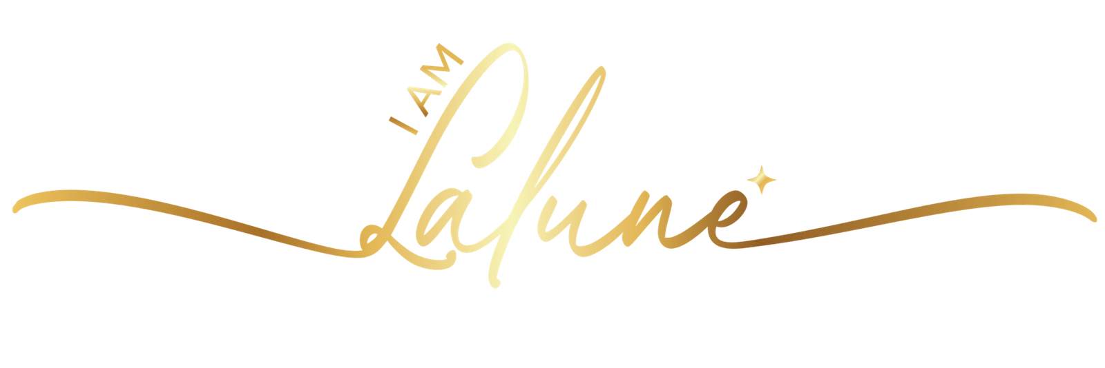 I Am Lalune Gold Logo